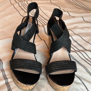 NWOT Size 7 Steve Madden Cork Wedges